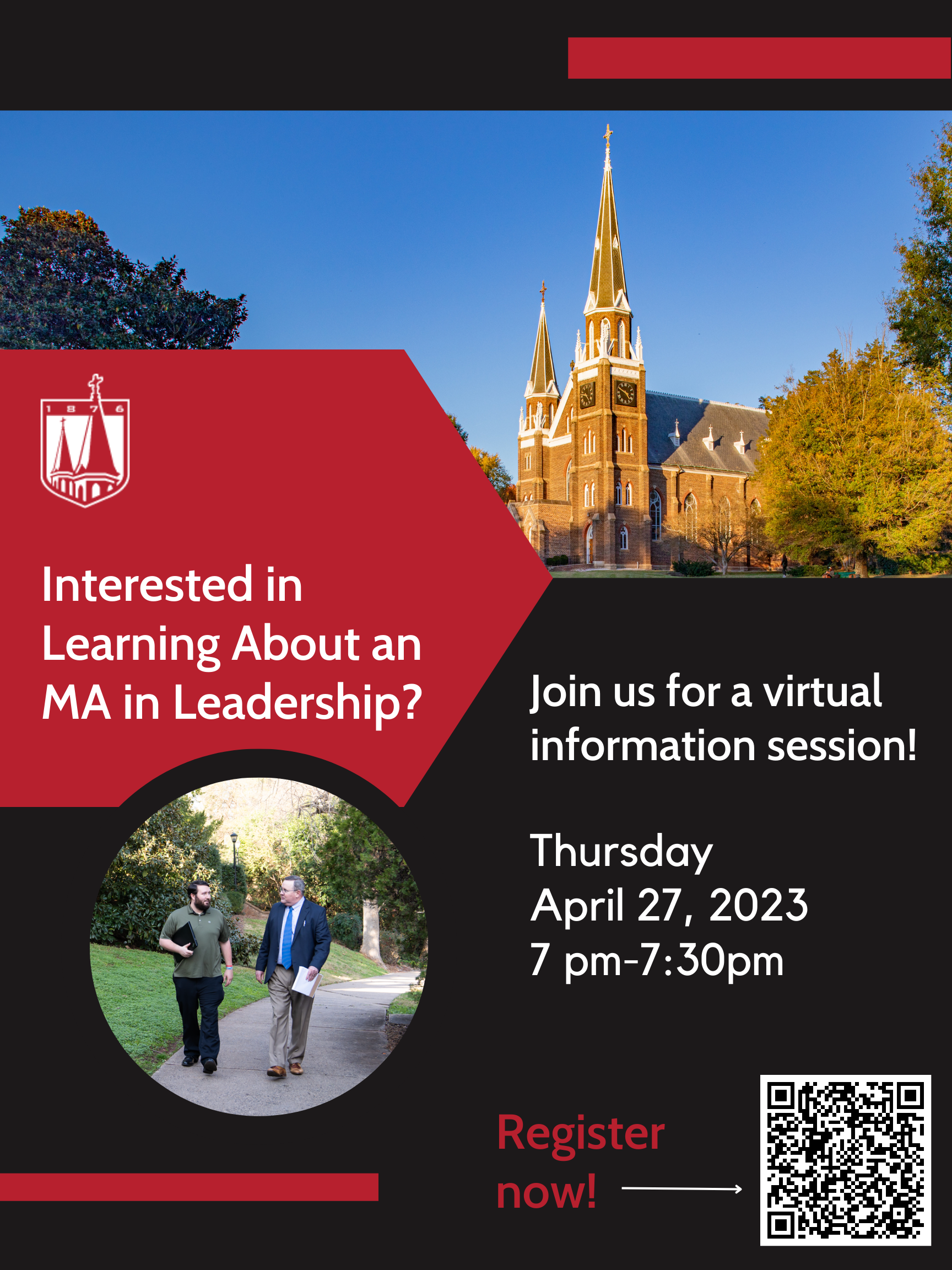 MA in Leadership Info Session April 2023