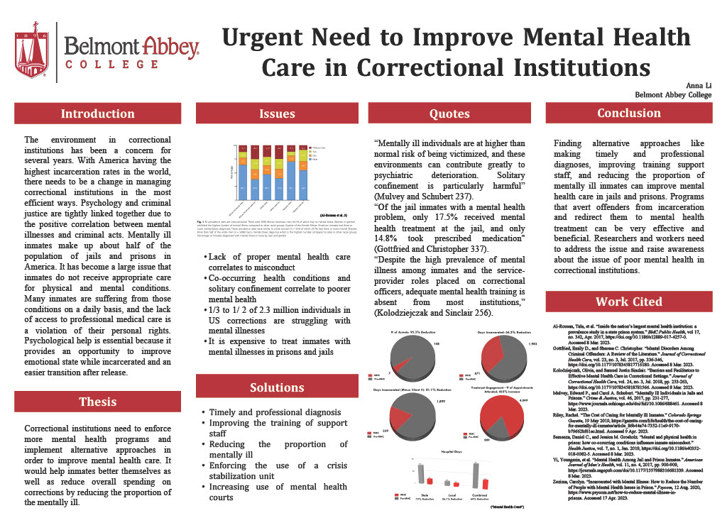 Mental Health Treatment in Correctional Institutions