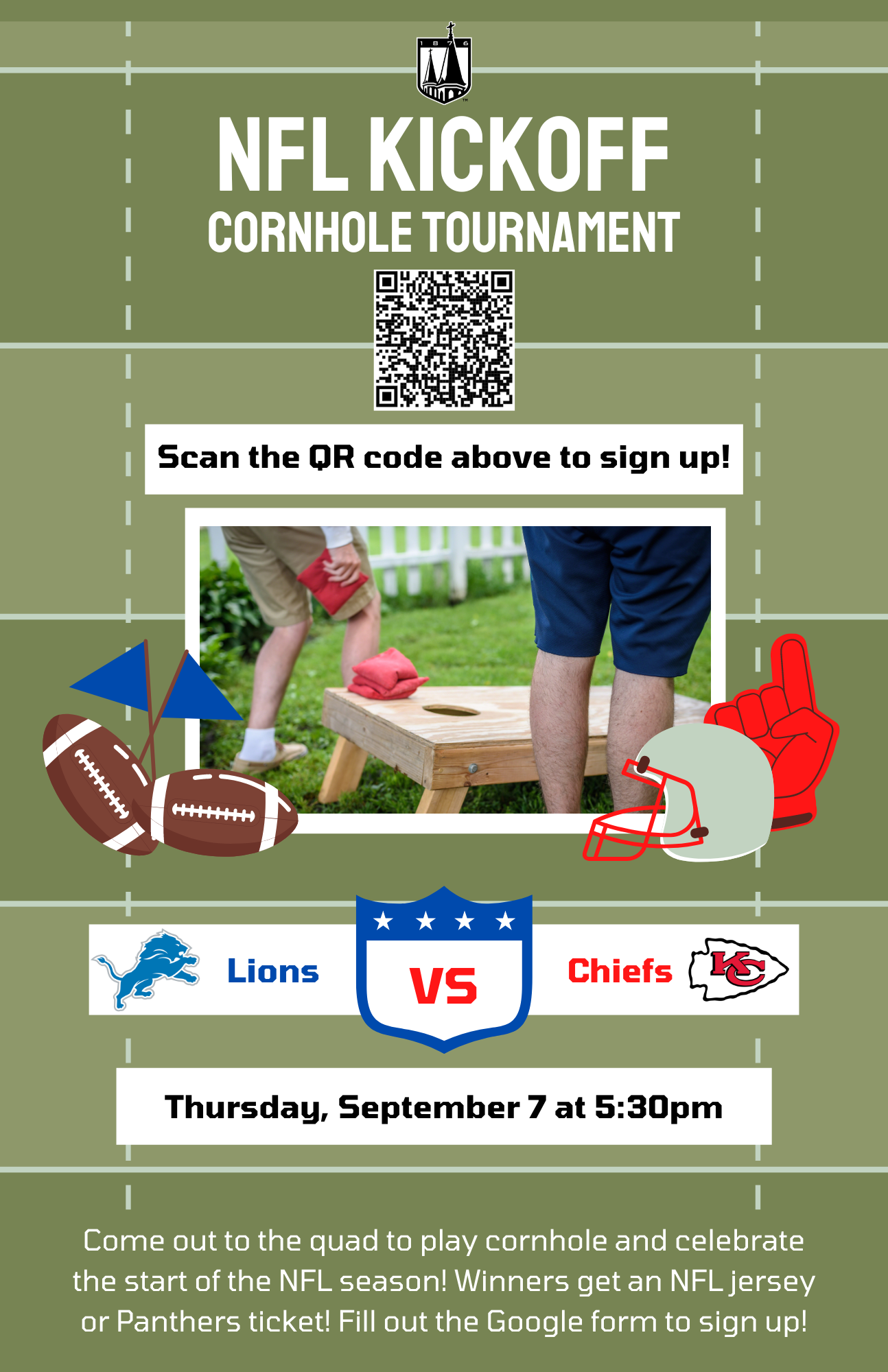 NFL Kickoff Cornhole Tournament