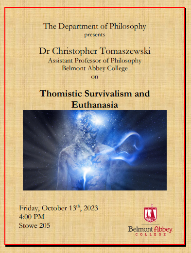 thomistic survivalism and euthanasia