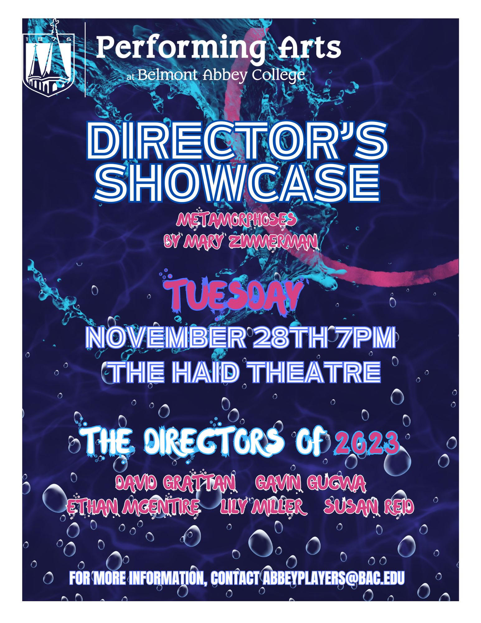 DIRECTOR’S SHOWCASE Fly
