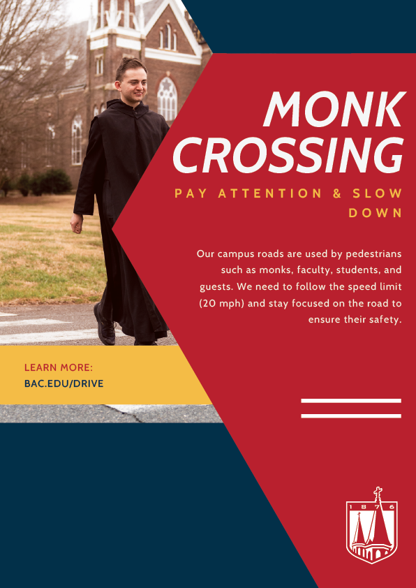 monk crossing