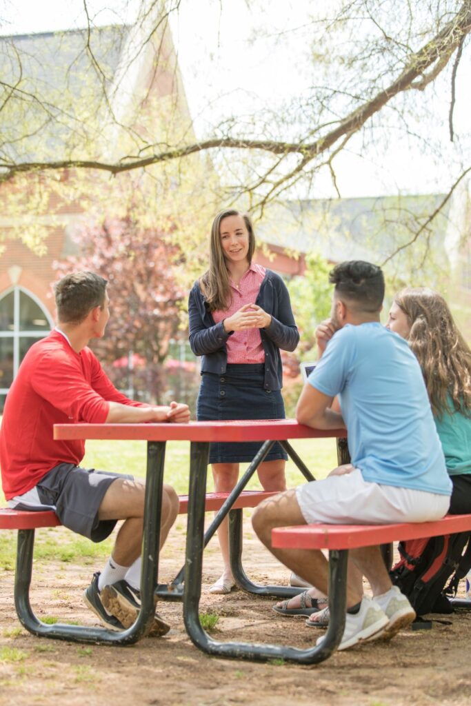 Dr. Boor Teaching On Campus