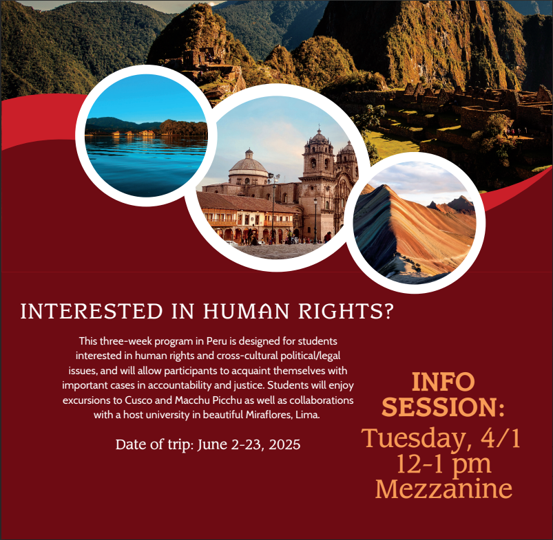 Peru Info Session Peru Info Session