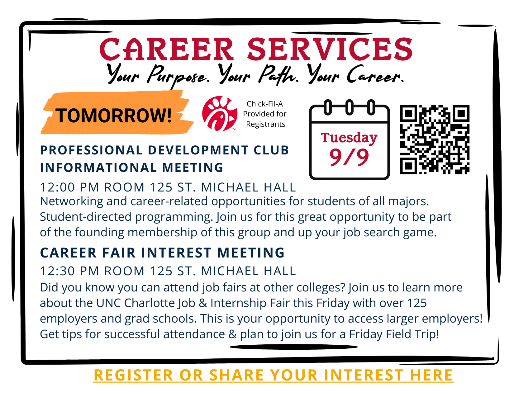 CS Interest Meetings Flyer CS Interest Meetings Flyer