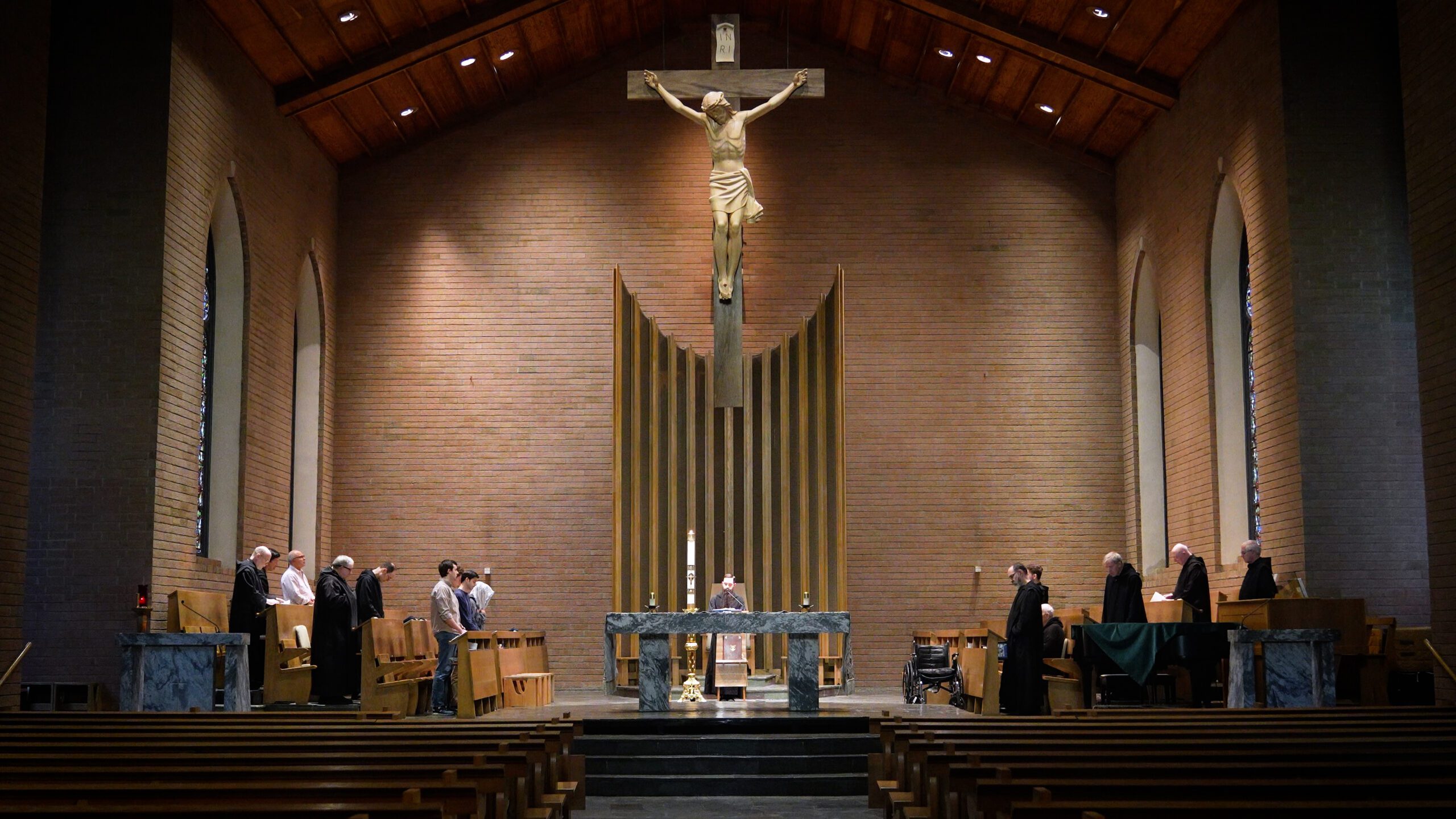 the Sacred Triduum at Belmont Abbey