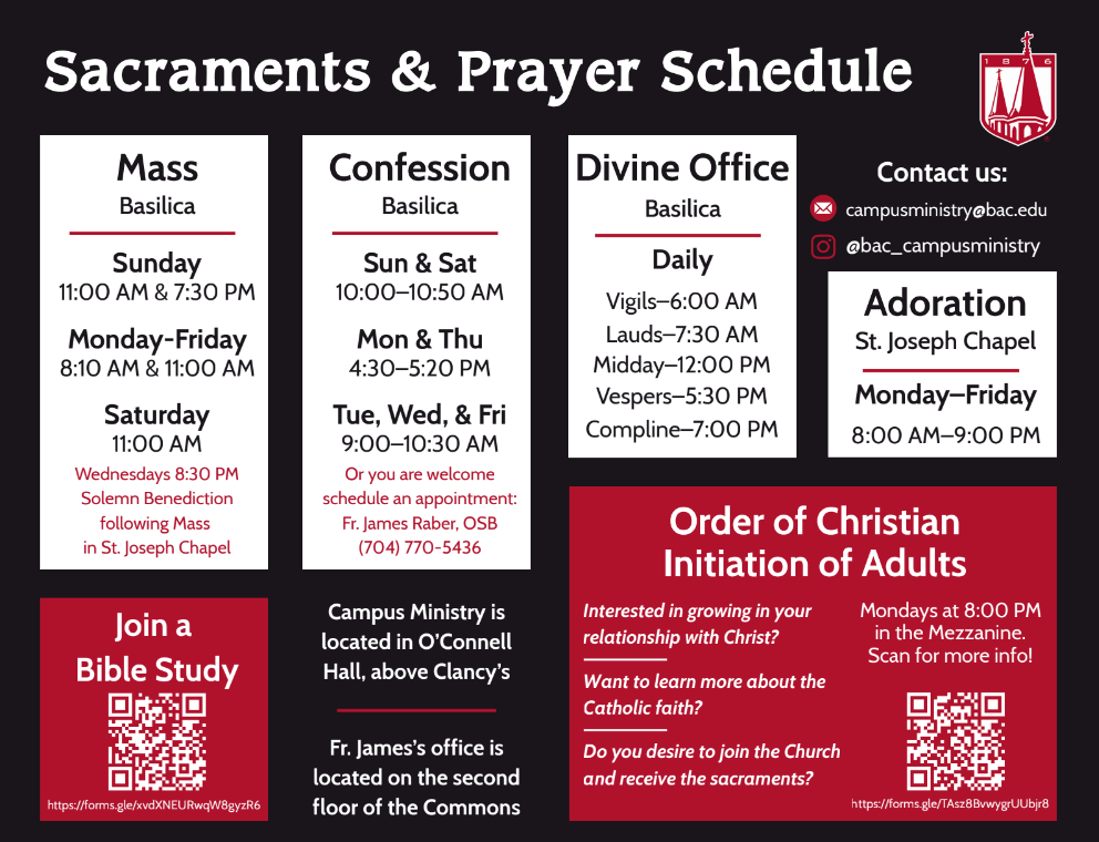 Liturgical Schedule Liturgical Schedule