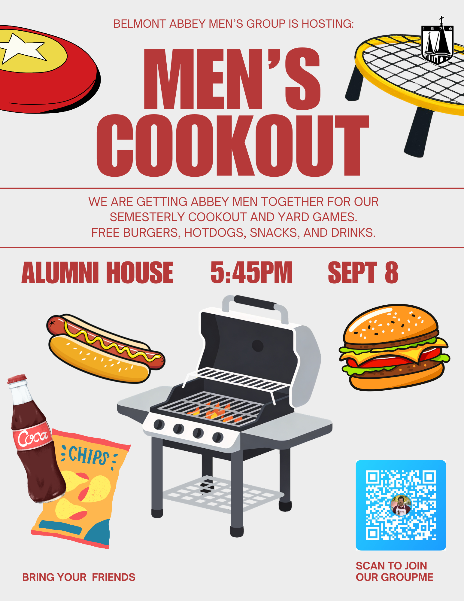 Men’s Group 4th Biannual Cookout