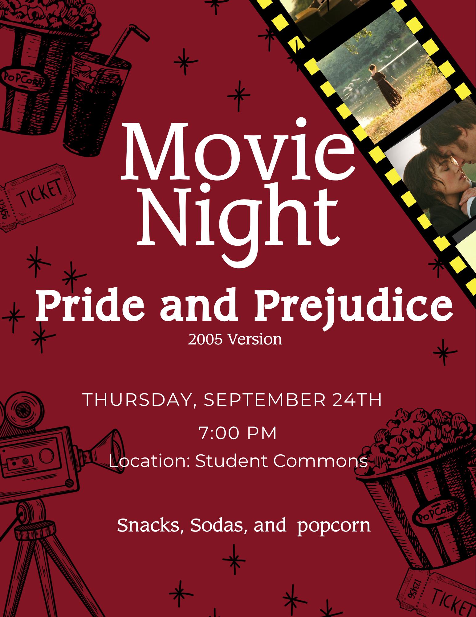Pride & Prejudice Movie Showing