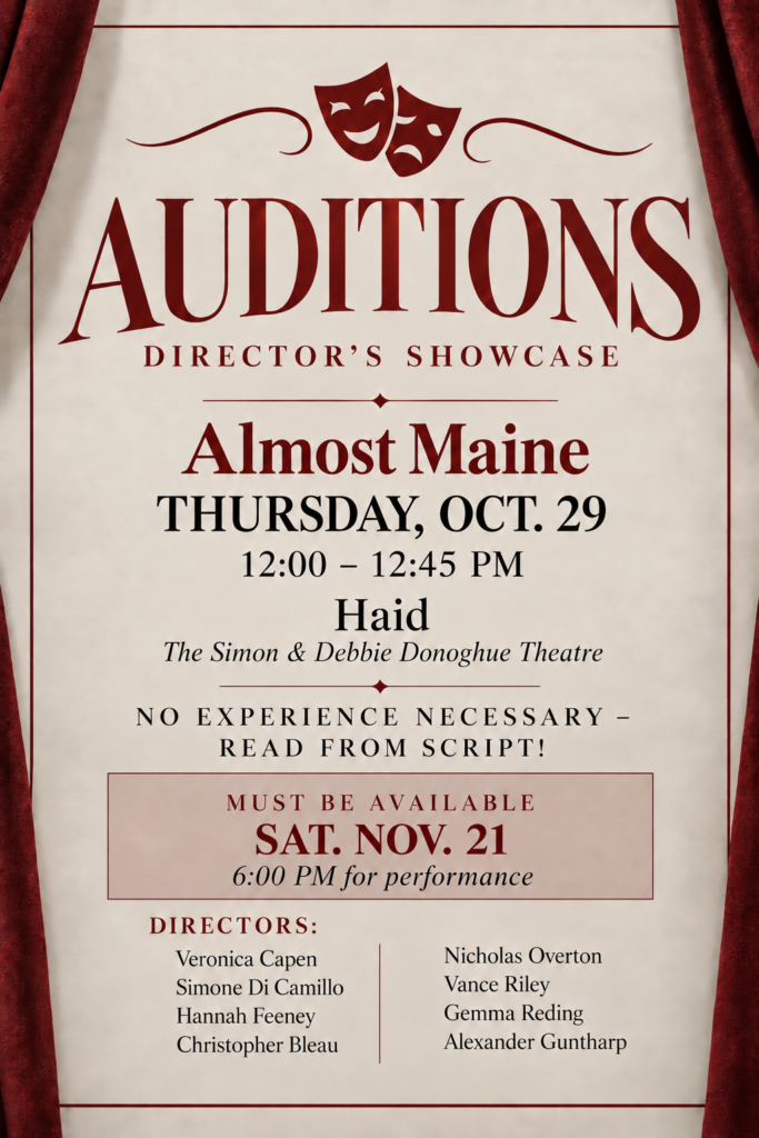 Directors Showcase Auditions